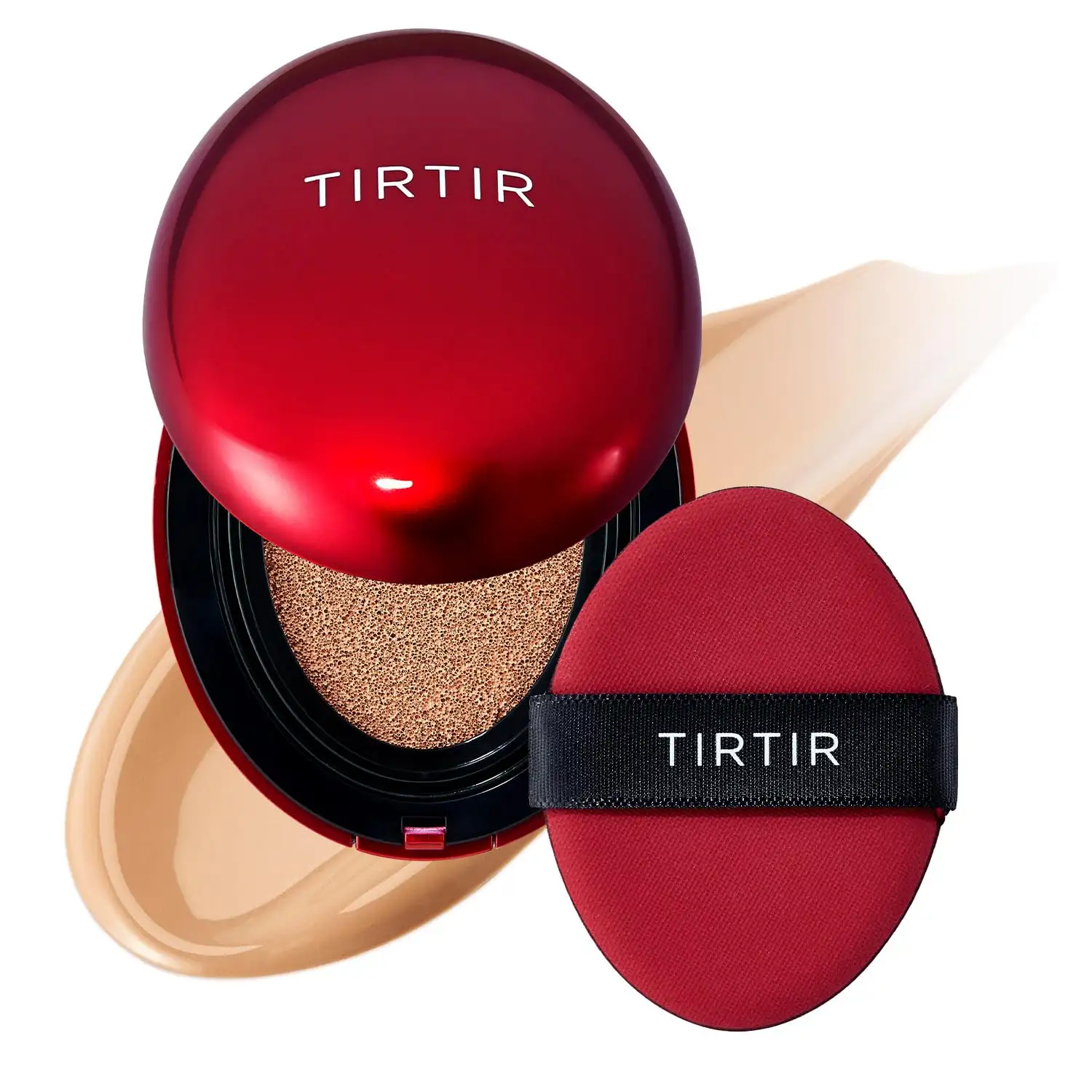 TIRTIR MASK FIT RED CUSHION 27C COOL BEIGE 18 g - Podkład w formie cushion
