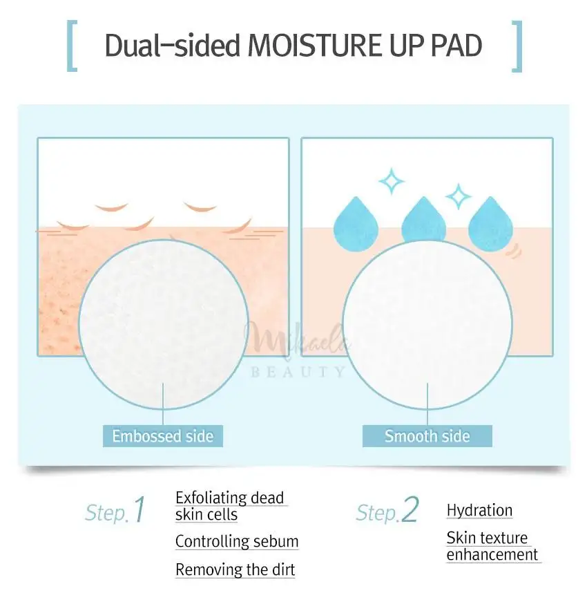 COSRX One Step Moisture Up Pad 135 ml - 70 szt - Płatki nasączone esencją kojąco-nawilżającą — 2