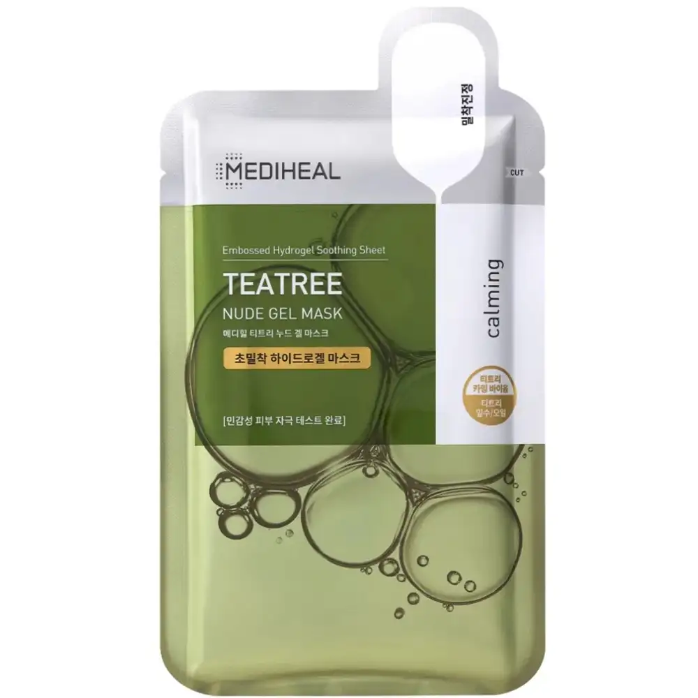 MEDIHEAL Teatree Nude Gel Mask, 30g - kojąca maska w płachcie