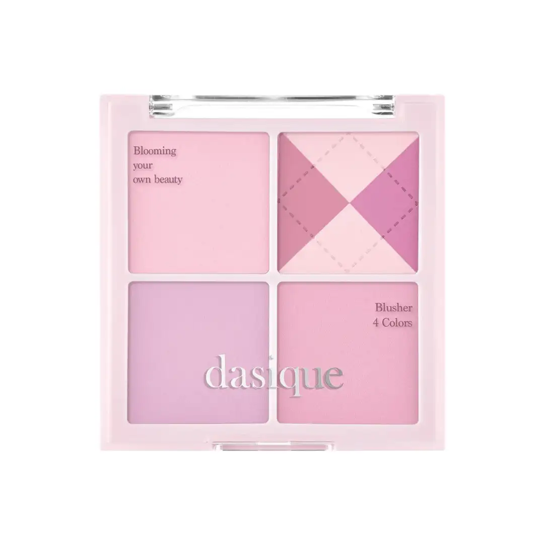 Dasique Blending Mood Cheek #05 Violet Knit 11.4 g - paleta różowych i fioletowych róży do policzków