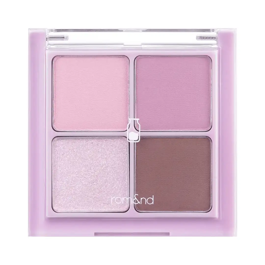 rom&nd Better Than Eyes W01. Dry Lavender 6.5 g – paleta lawendowych cieni do powiek
