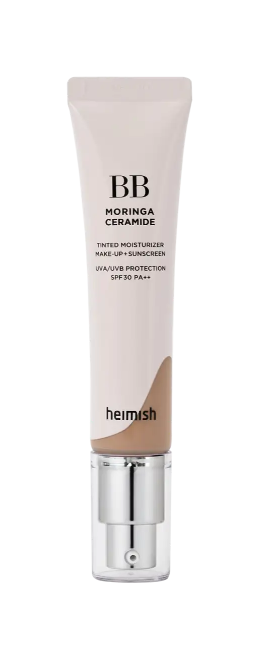 Heimish Moringa Ceramide BB Cream SPF 30 PA++ 27N Light Tan 58 g - Nawilżający krem BB