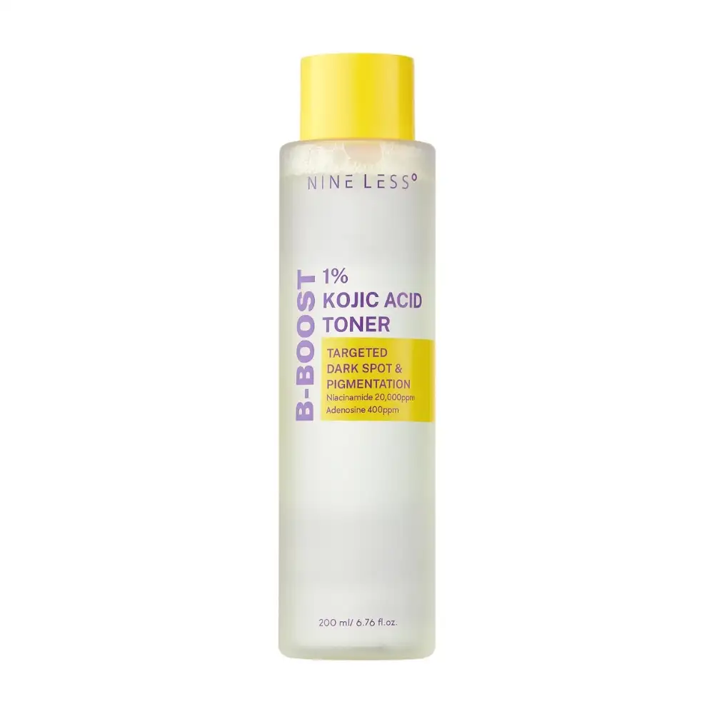 NINE LESS B-Boost 1% Kojic Acid Toner 200 ml - rozjaśniający tonik do twarzy