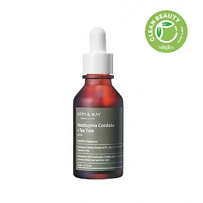 Mary&May Houttuynia Cordata + Tea Tree Serum, 30 ml - Łagodzące podrażnienia serum do twarzy — 3