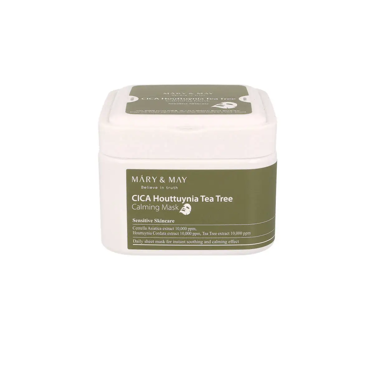 Mary&May CICA Houttuynia Tea Tree Calming Mask, 30 szt - Maseczki do twarzy o działaniu kojącym — 2