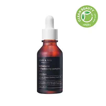 Mary&May Idebenone + Blackberry Complex Serum, 30 ml - Ujędrniające serum do twarzy