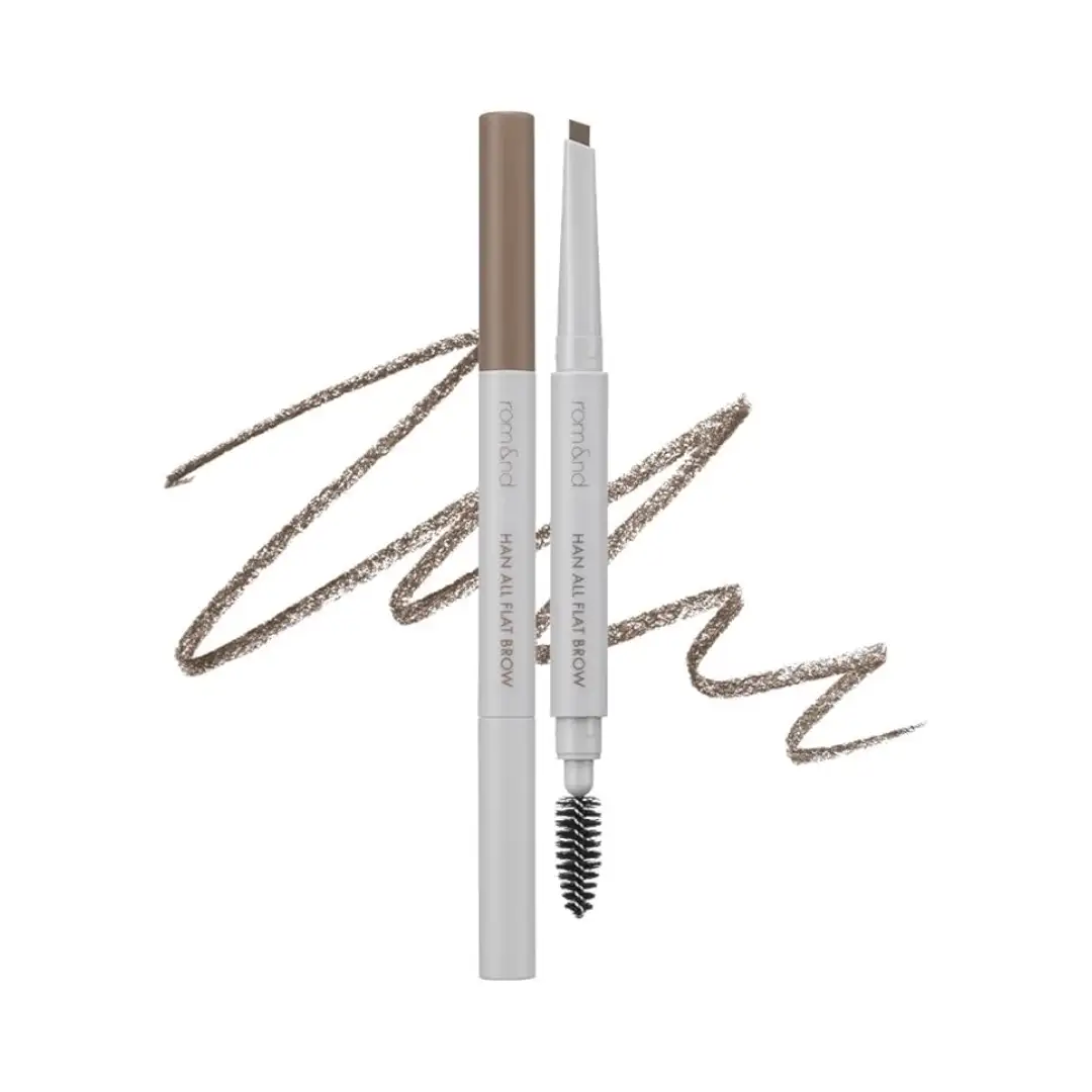 rom&nd Han All Flat Brow C3 Modern Beige 0.17 g - kredka do brwi, chłodny popielaty beż