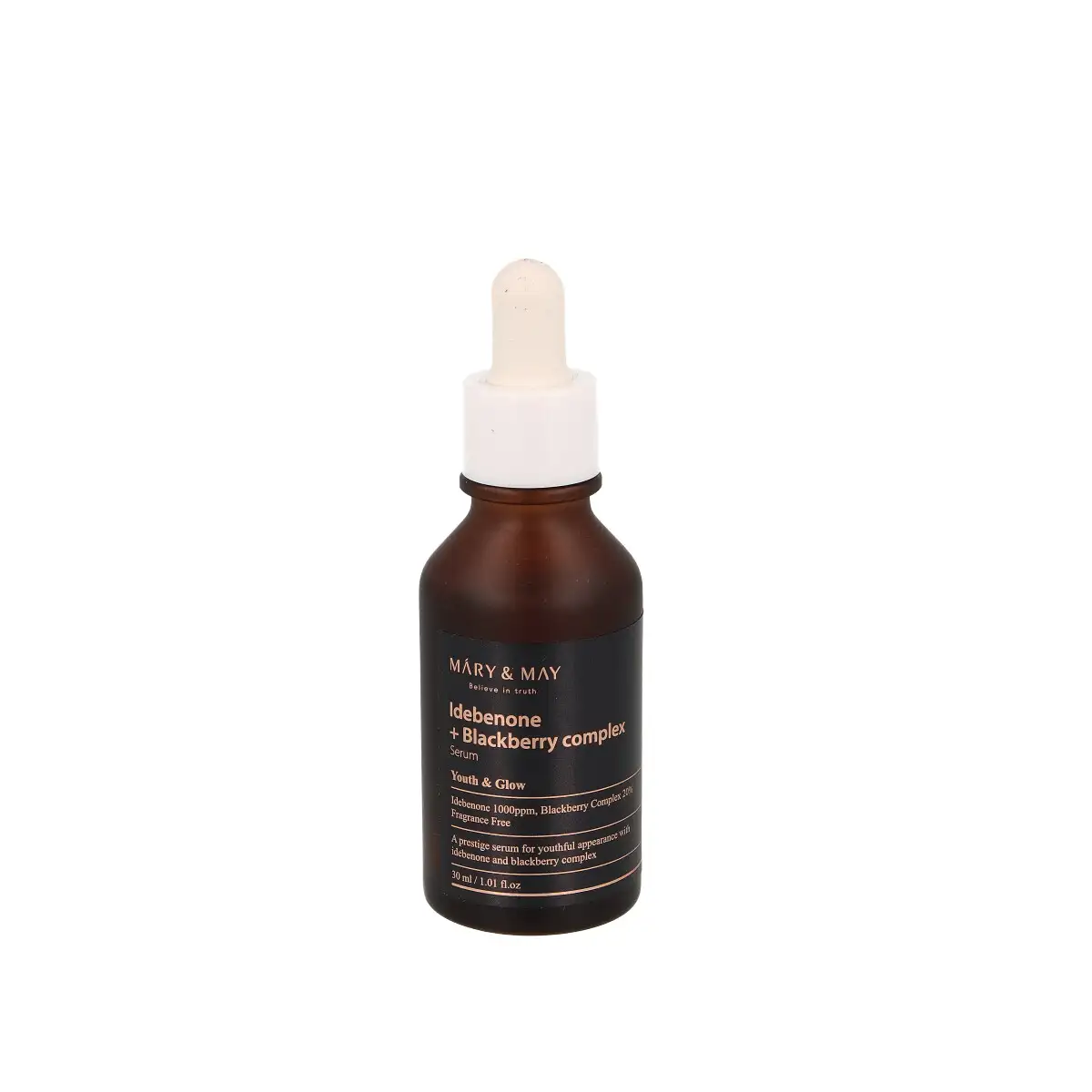 Mary&May Idebenone + Blackberry Complex Serum, 30 ml - Ujędrniające serum do twarzy — 2