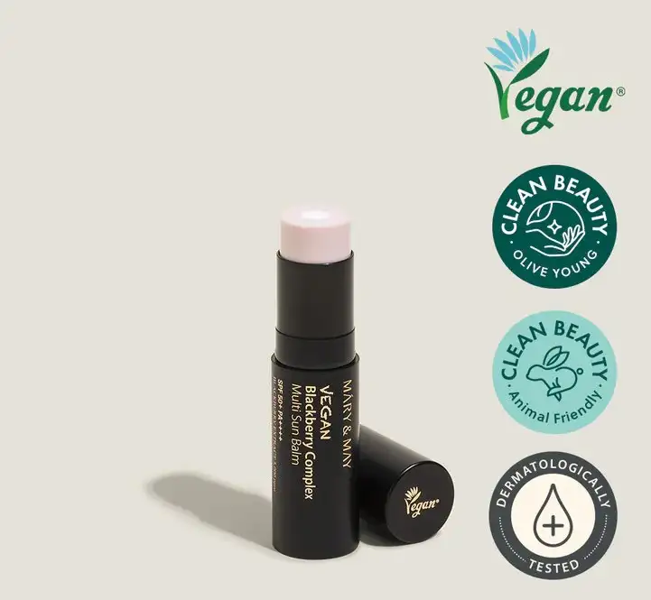 Mary&May Vegan Blackberry Complex Multi Sun balm SPF50+ PA++++ 10 g - Balsam ochronny w w formie sztyftu — 2