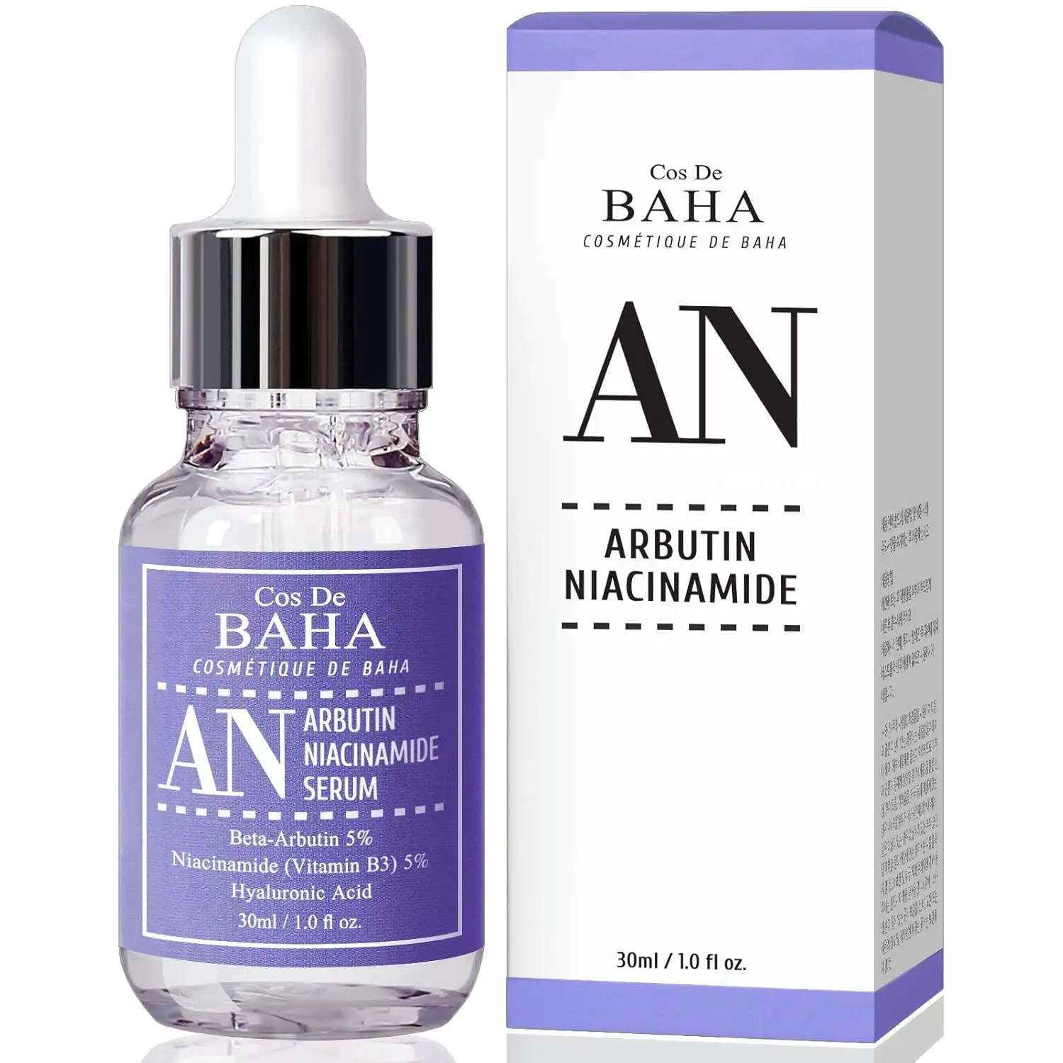 COS DE BAHA AN Arbutin Niacinamide Serum 30 ml - serum rozjaśniające
