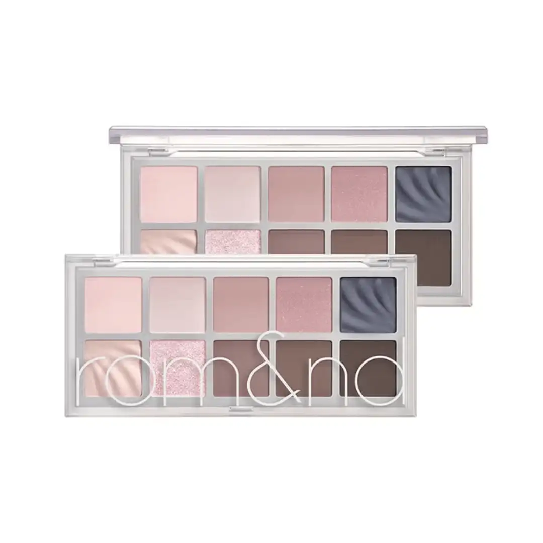 rom&nd Better Than Palette 13 Odd Breeze Garden 8.3 g - paleta różowo-beżowych cieni do powiek