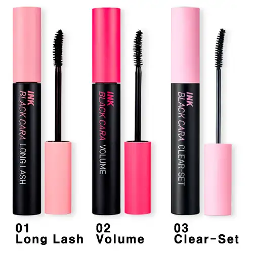 Peripera Ink Black Cara 003 Clear-Set Curling 8 g - tusz do rzęs podkręcający — 3