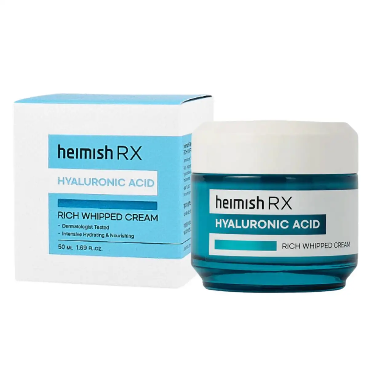 Heimish RX HYALURONIC ACID RICH WHIPPED CREAM 50 ml - bogaty krem nawilżający do twarzy