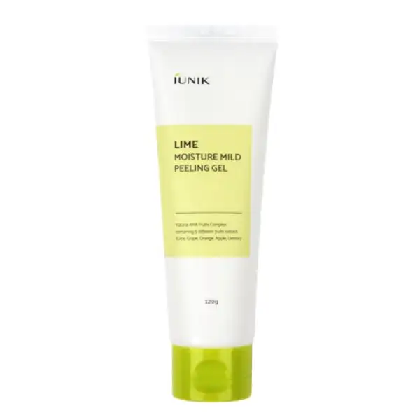 iUNIK Lime Moisture Mild Peeling Gel 90 ml - Peeling enzymatyczny do twarzy — 4