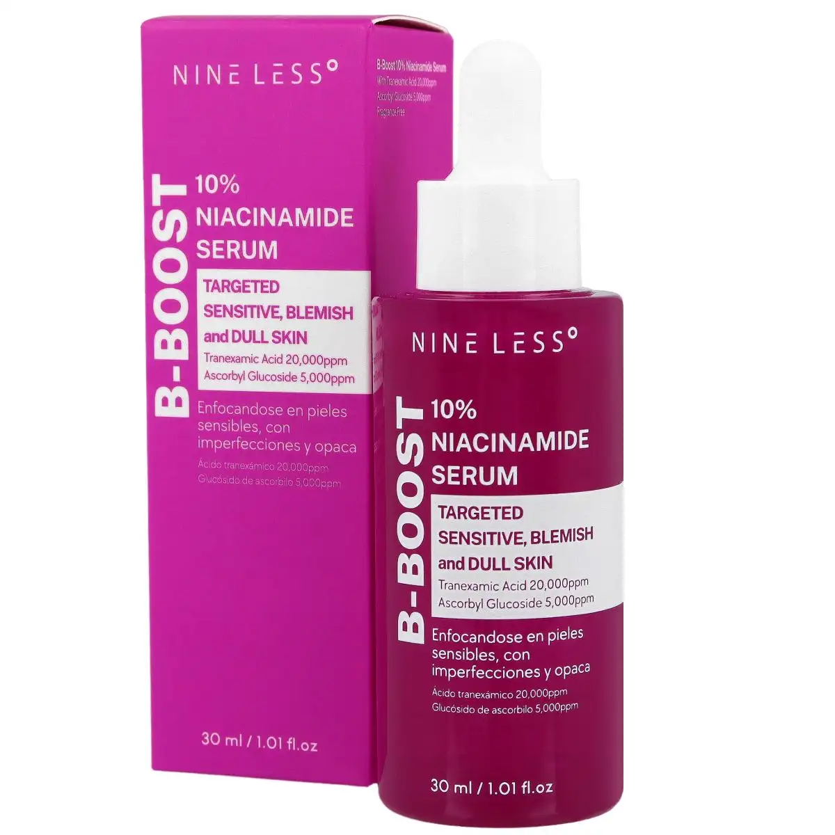 NINE LESS B-Boost 10% Niacinamide Serum 30 ml - Serum z niacynamidem — 2