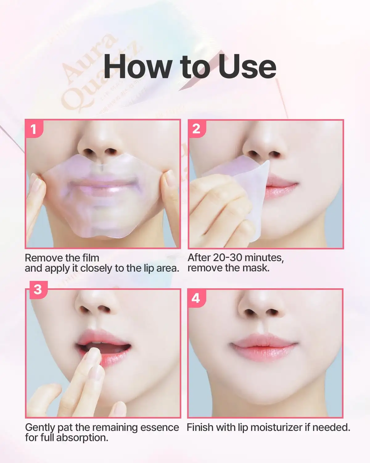 Petitfee Aura Quarts Lip Mask 6.4 g - Maseczka do ust — 2