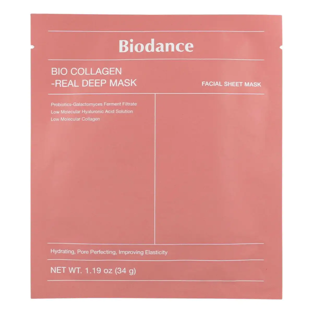 BIODANCE Bio-Collagen Real Deep Mask, 34 g - kolagenowa maska do twarzy