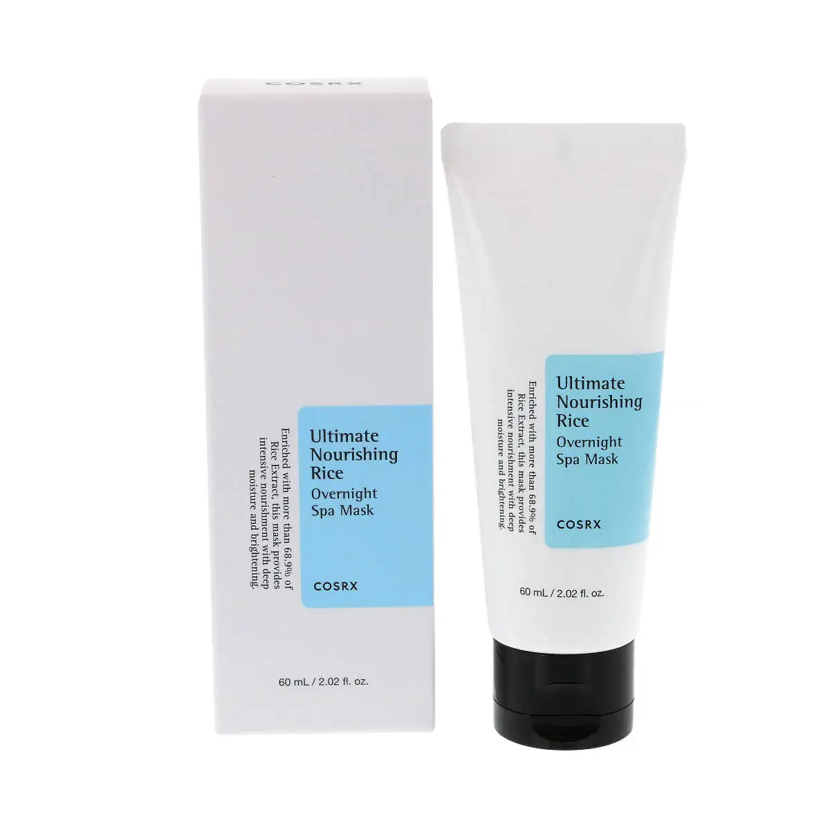COSRX Ultimate Nourishing Rice Overnight Spa Mask 60 ml - Nocna maseczka do twarzy o działaniu rozjaśniającym — 2