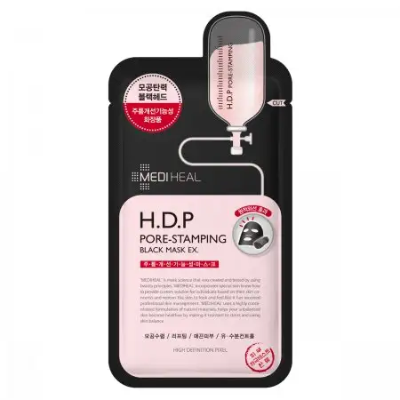 MEDIHEAL H.D.P Pore-Stamping Black Mask 25 ml - Maska do Wygładzania Porów