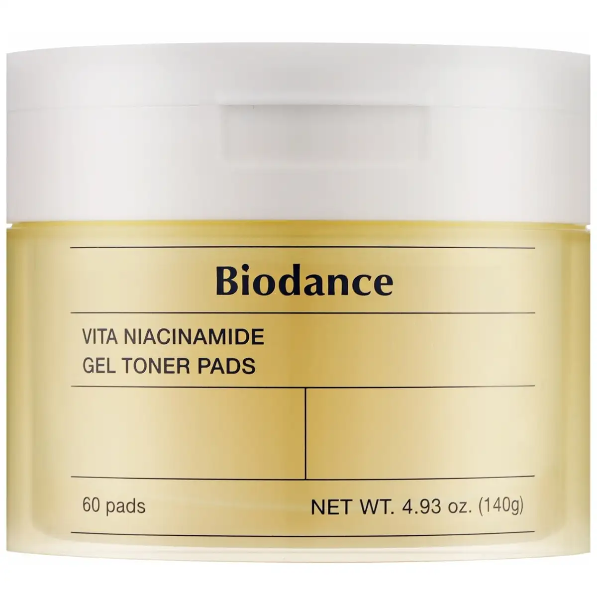 BIODANCE - Vita Niacinamide Gel Toner Pad 60 szt - rozjaśniające płatki do twarzy