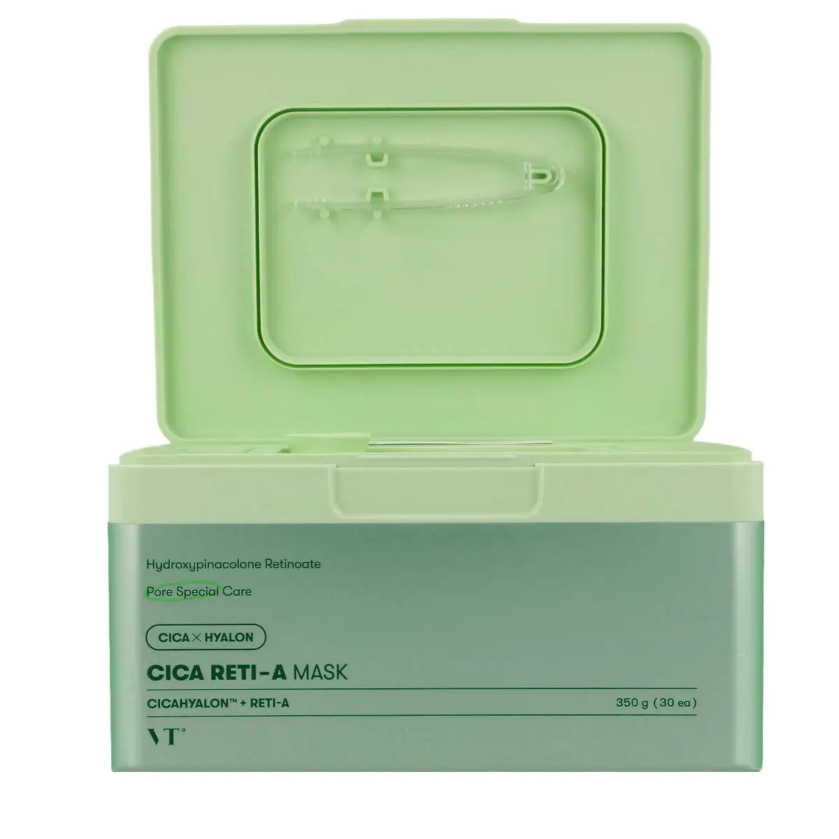 VT Cosmetics Cica Reti-A Mask 30 Sheets - Maski z retinolem i wąkrotką azjatycką — 2