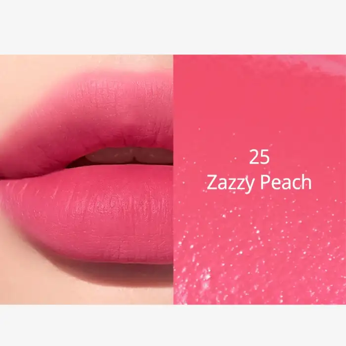 Peripera Ink Airy Velvet 025 Zazzy Peach 4 g - Długotrwała pomadka w płynie — 2