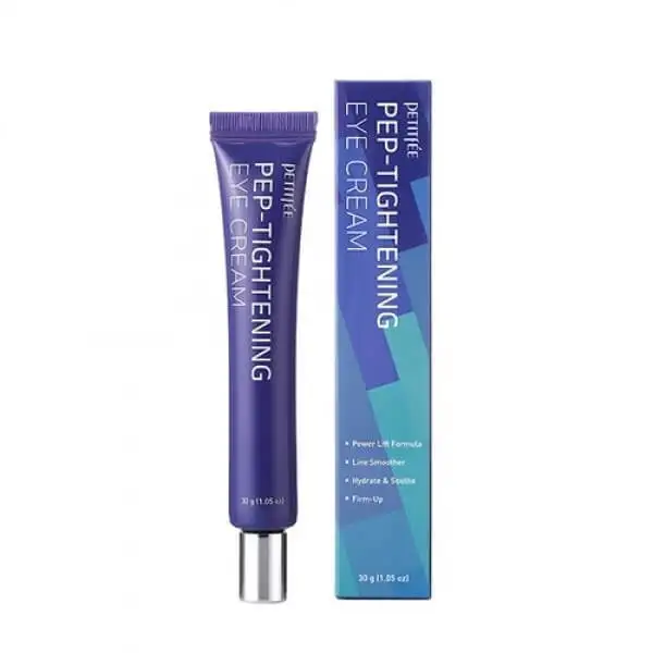 PETITFEE PEP-TIGHTENING Eye Cream 30 g - Przeciwzmarszczkowy krem ​​peptydowy do skóry wokół oczu