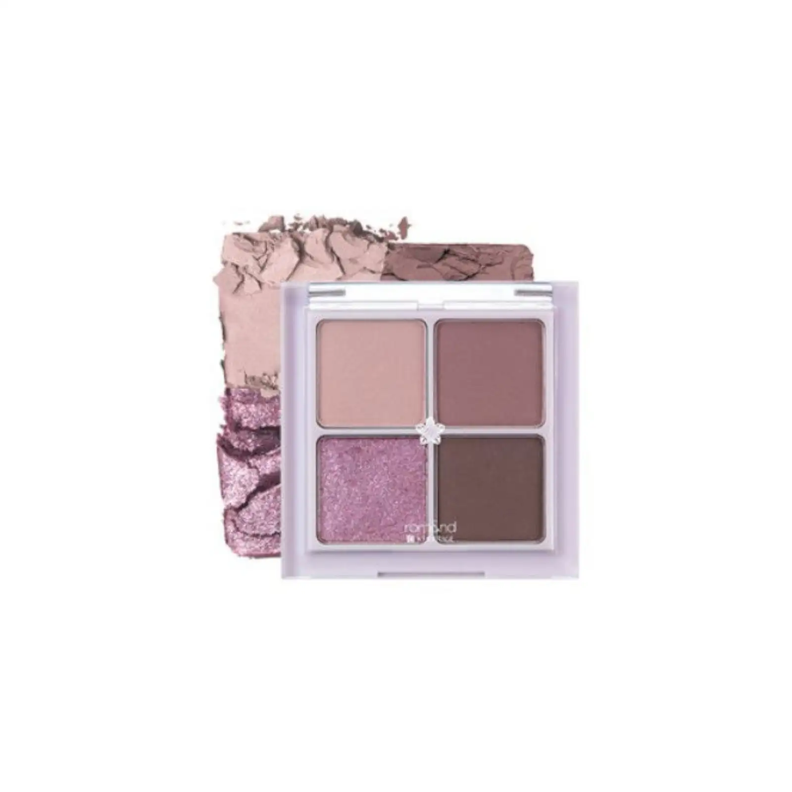 rom&nd Better Than Eyes N02.DRY VIOLET 7 g - Paleta cieni do powiek
