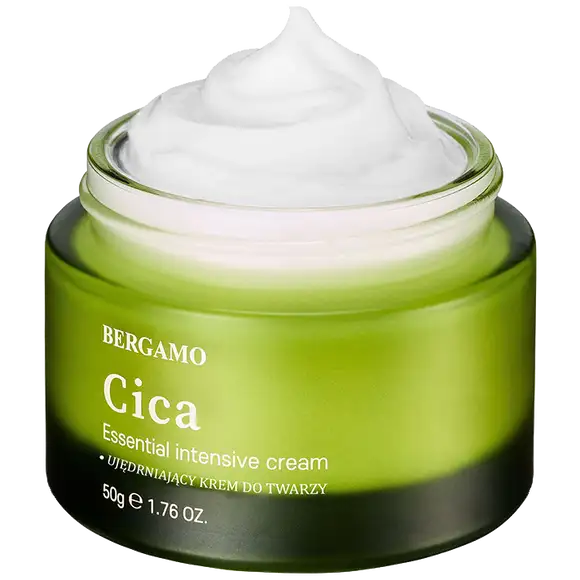 BERGAMO Cica Essencial Intensive Cream 50 g - Krem z wąkrotką azjatycką do twarzy — 2