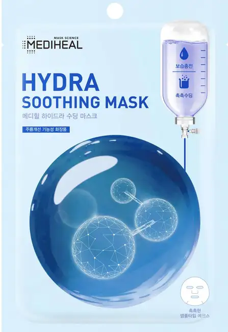 MEDIHEAL HYDRA SOOTHING MASK 20 ml - NAWILŻAJĄCA MASKA W PŁACHCIE — 3