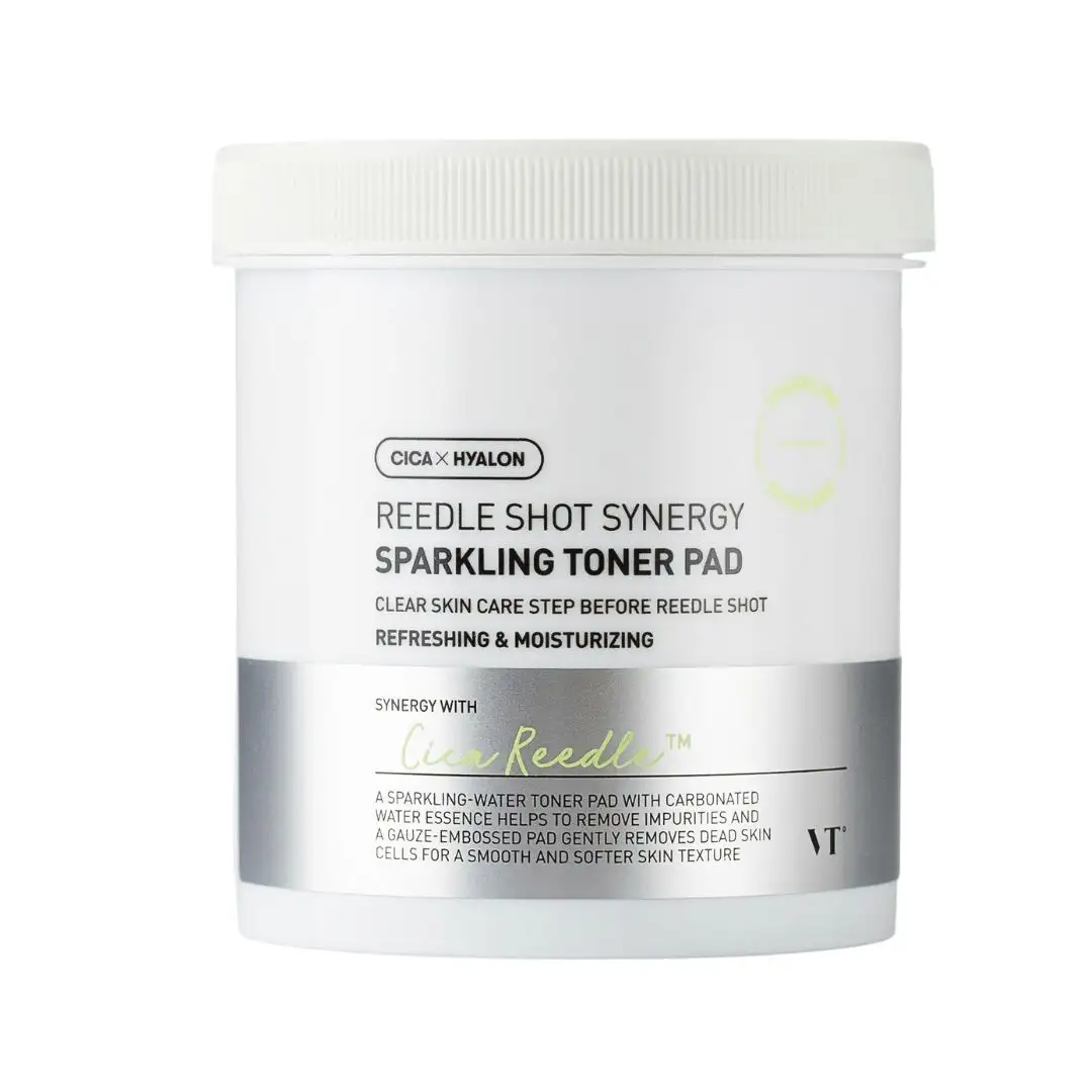 VT Cosmetics Reedle Shot Synergy Sparkling Toner Pad 80 ea - Tonizujące płatki do twarzy