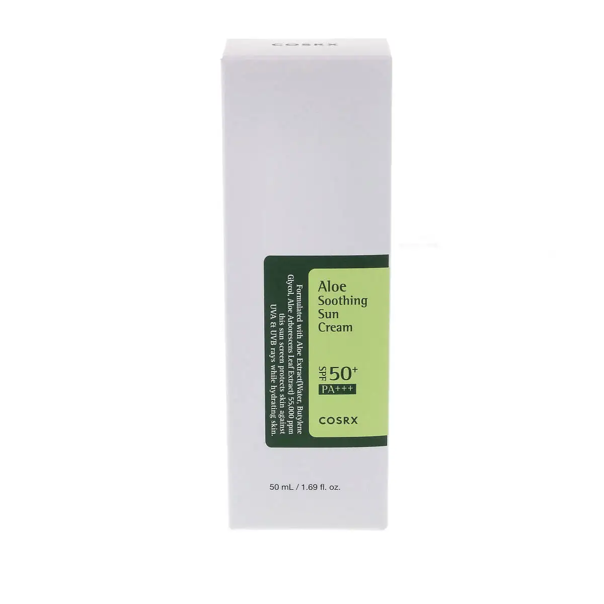 COSRX Aloe Soothing Sun Cream SPF50+ PA+++ 50 ml - Wielofunkcyjny krem ochronny w wysokim filtrem UV — 3
