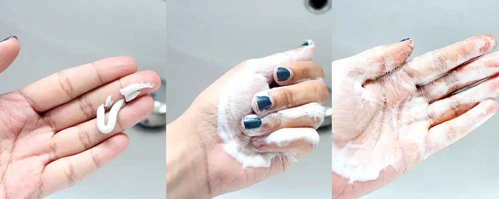 HEIMISH All Clean White Clay Foam 150 g - Oczyszczająca pianka z białą glinką — 2
