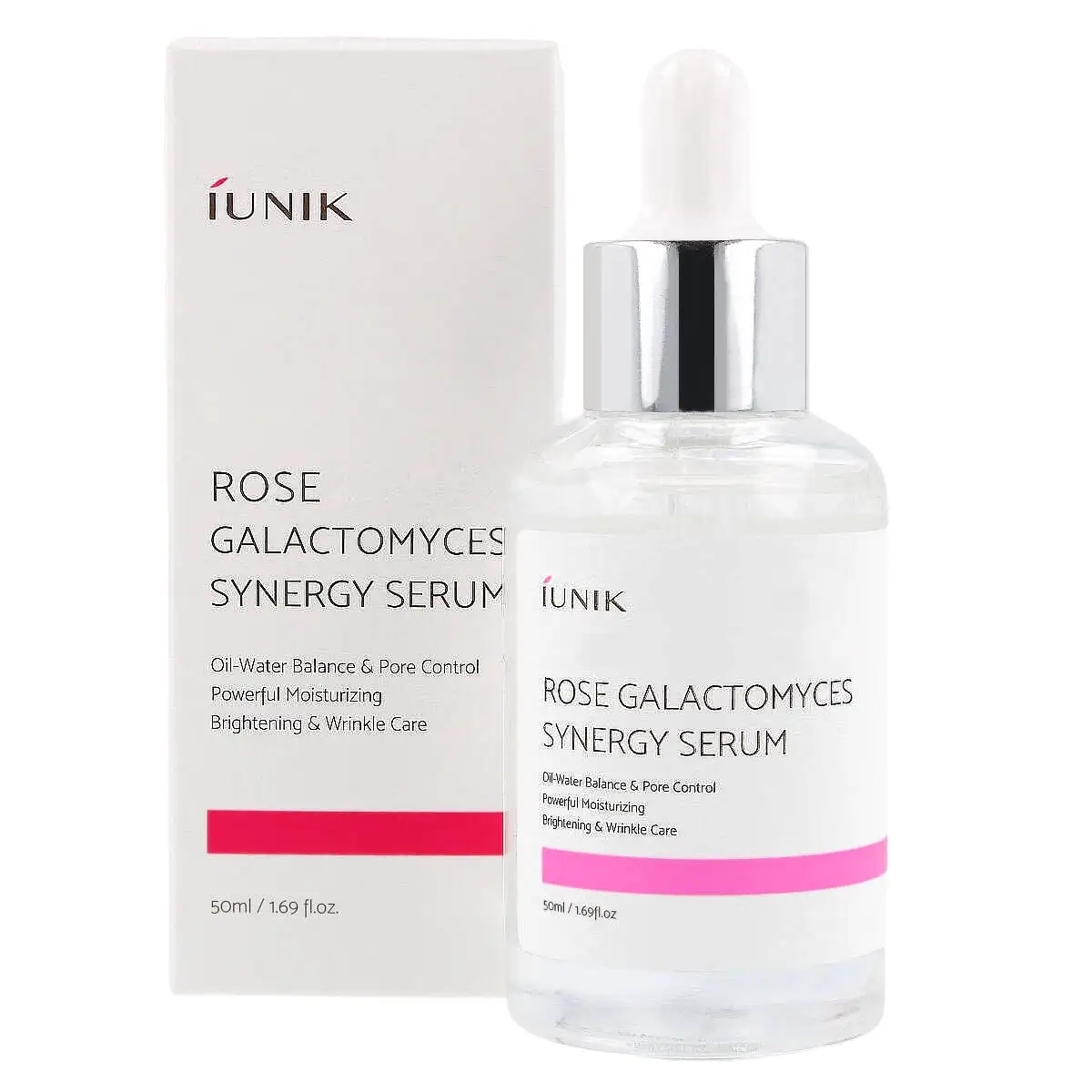 iUNIK Rose Galactomyces Synergy Serum 50 ml - Wielozadaniowe serum do twarzy — 2