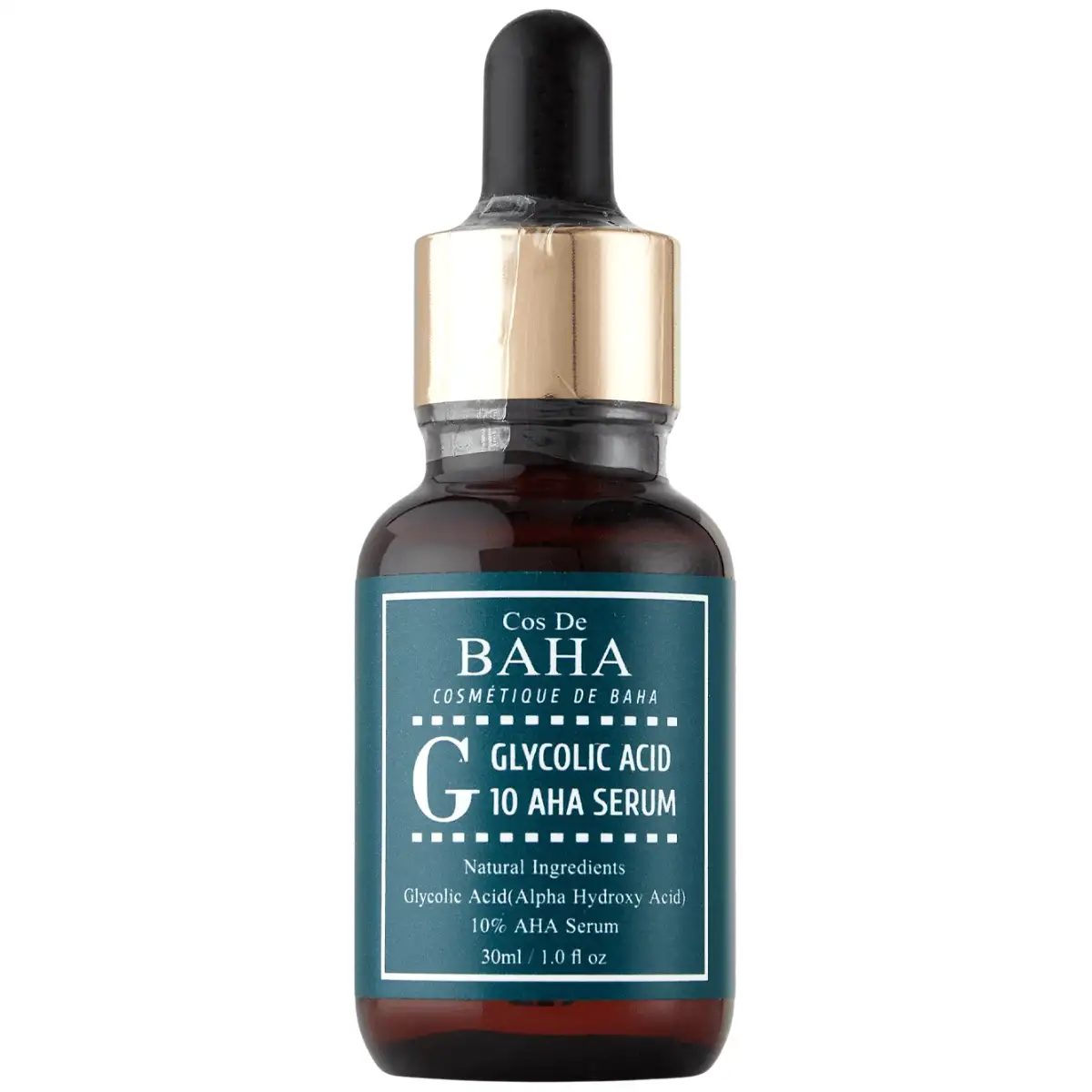 COS DE BAHA - G Glycolic Acid 10 AHA Serum, 30ml serum złuszczające z kwasem AHA