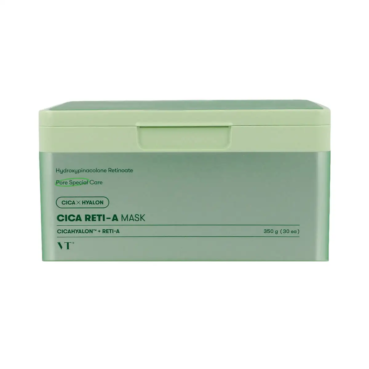 VT Cosmetics Cica Reti-A Mask 30 Sheets - Maski z retinolem i wąkrotką azjatycką