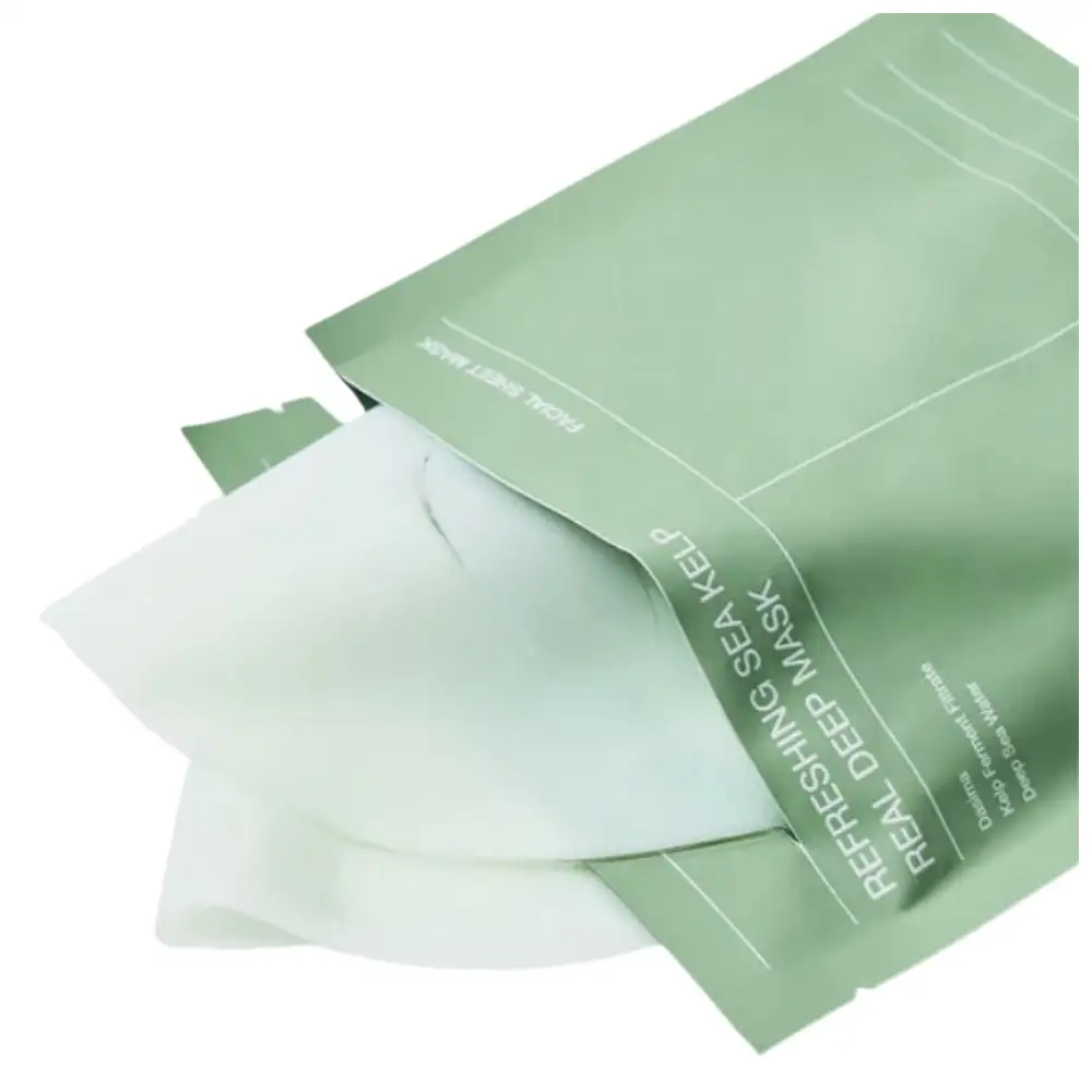 BIODANCE Refreshing Sea Kelp Real Deep Mask 34 g - kojąca maseczka w płachcie — 2