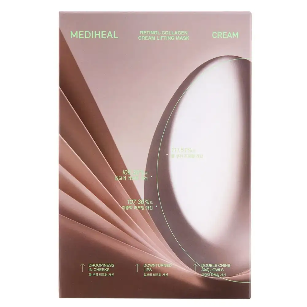 MEDIHEAL Retinol Collagen Cream Lifting Mask 30 ml - ujędrniająca maska w płachcie