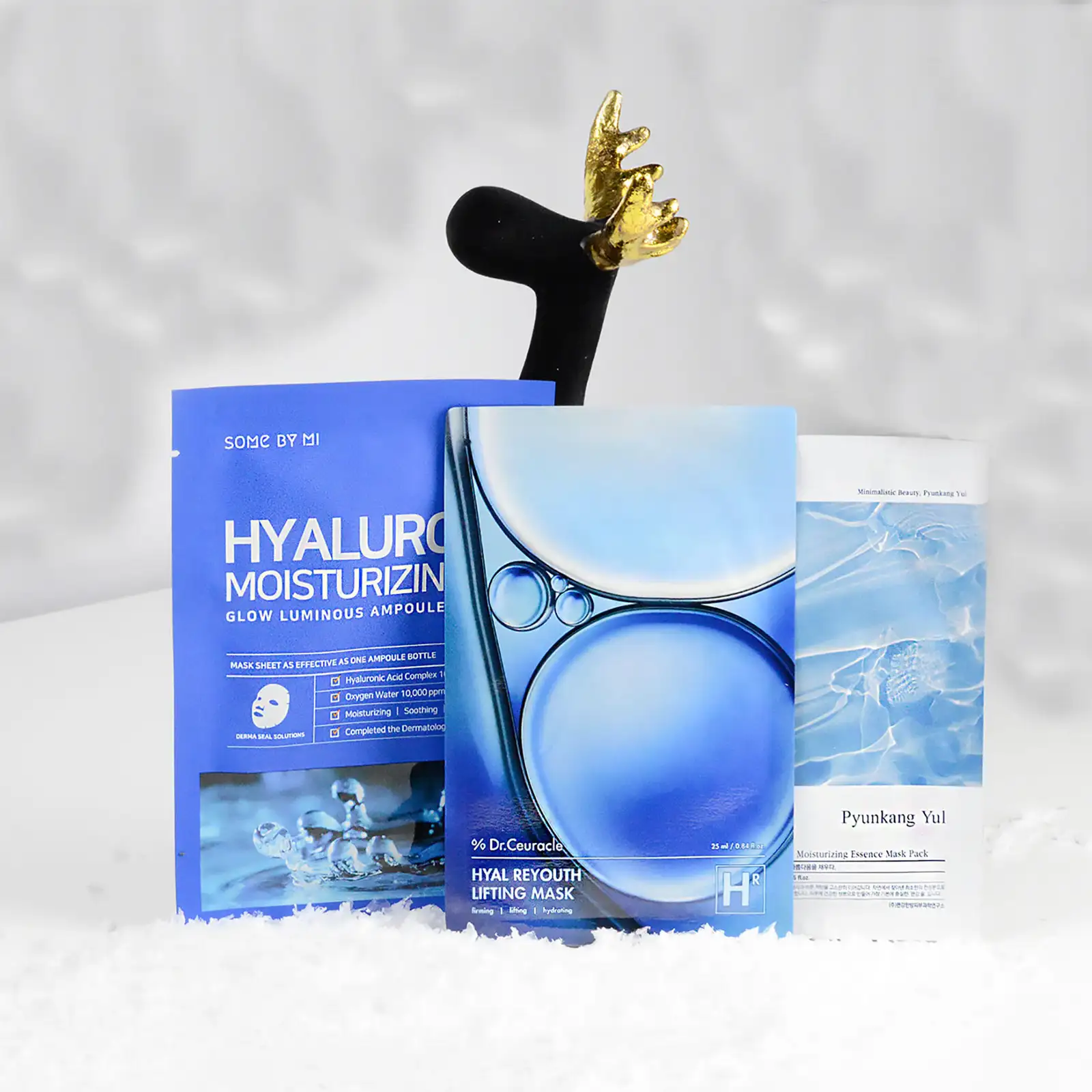 SOME BY MI Hyaluron Moisturizing Glow Luminous Ampoule Mask 25 g - nawilżająca maska do twarzy — 2