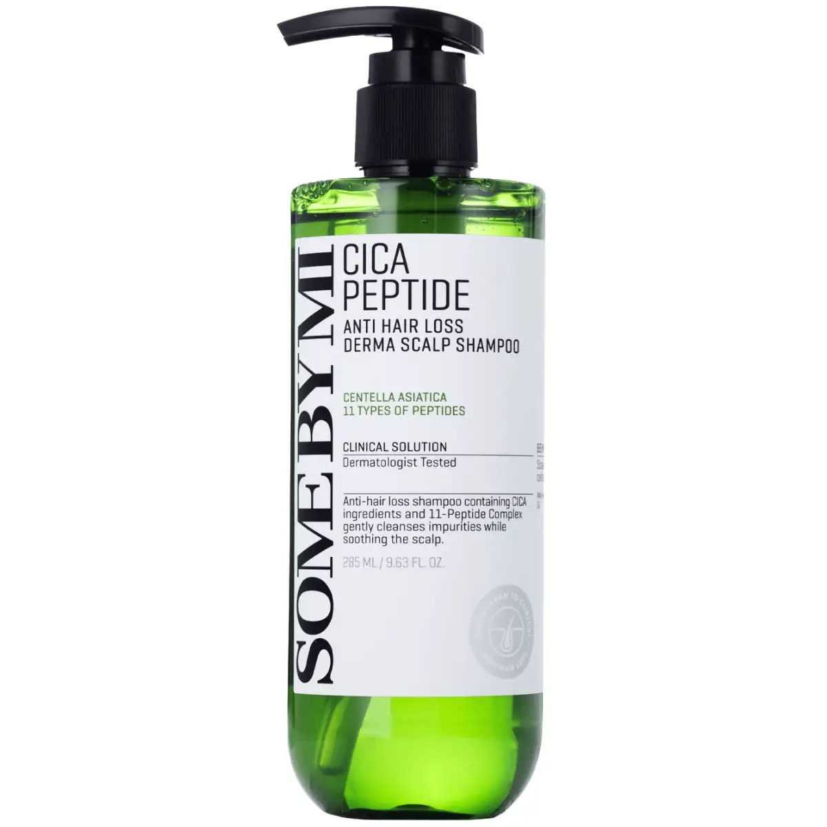 SOME BY MI Cica Peptide Anti Hair Loss Derma Scalp Shampoo 285 ml (L) - Szampon przeciw wypadaniu włosów