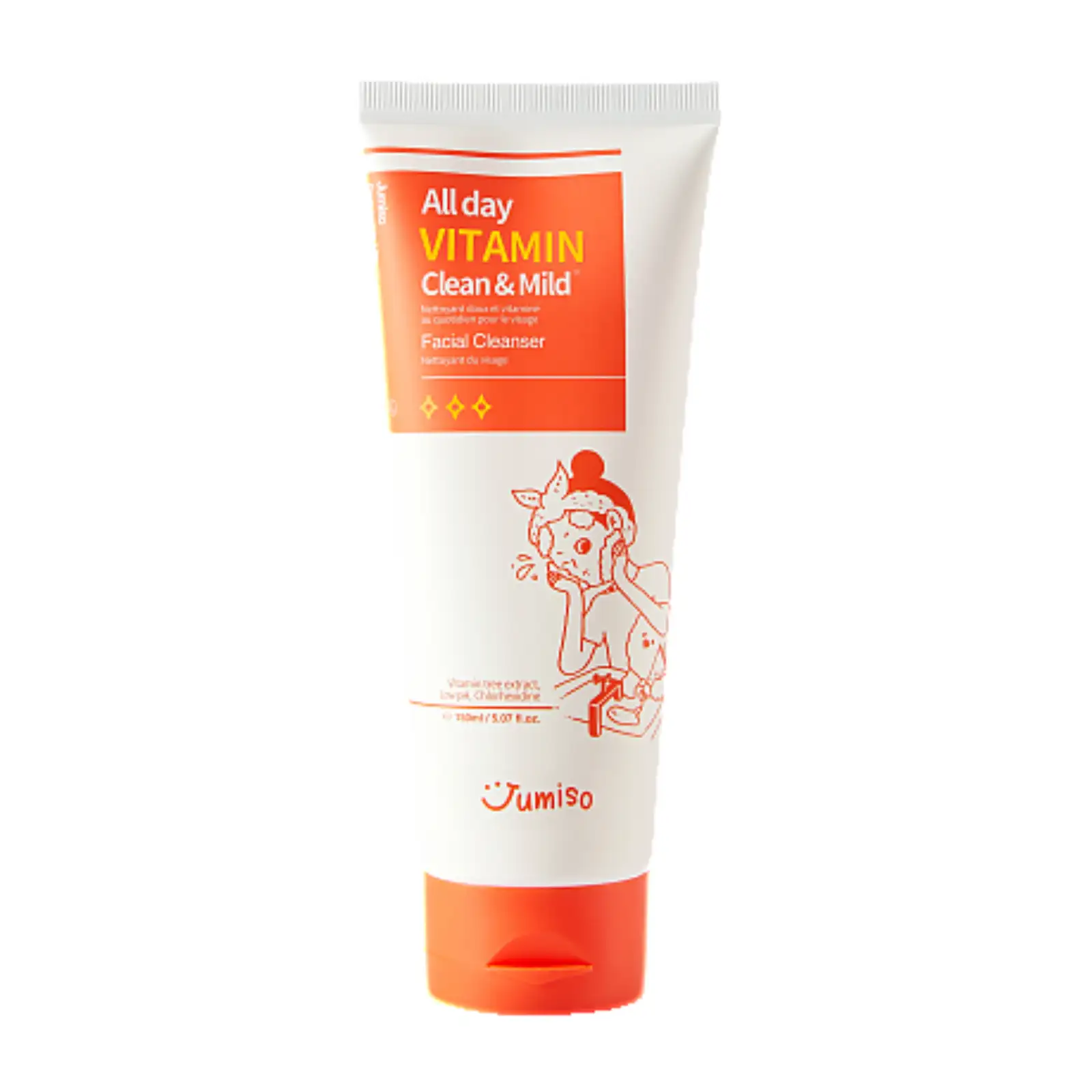 JUMISO All day Vitamin Clean Mild Facial Cleanser 150 ml - Delikatny żel do mycia twarzy — 2
