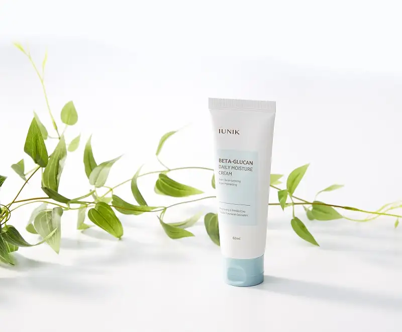 iUNIK Beta-Glucan Daily Moisture Cream, 60 ml - Nawilżający krem do twarzy — 3