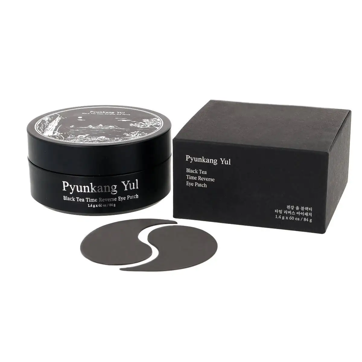 Pyunkang yul Black Tea Time Reverse Eye Patch 60 pcs - Płatki pod oczy z czarną herbatą — 5