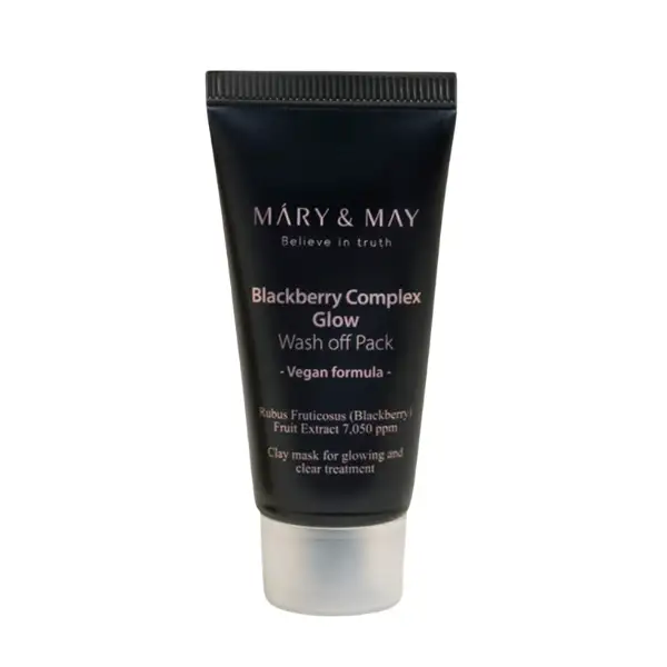Mary&May Blackberry Complex Glow Wash off Pack 30 g - Rozjaśniająco-ujędrniająca maseczka do twarzy