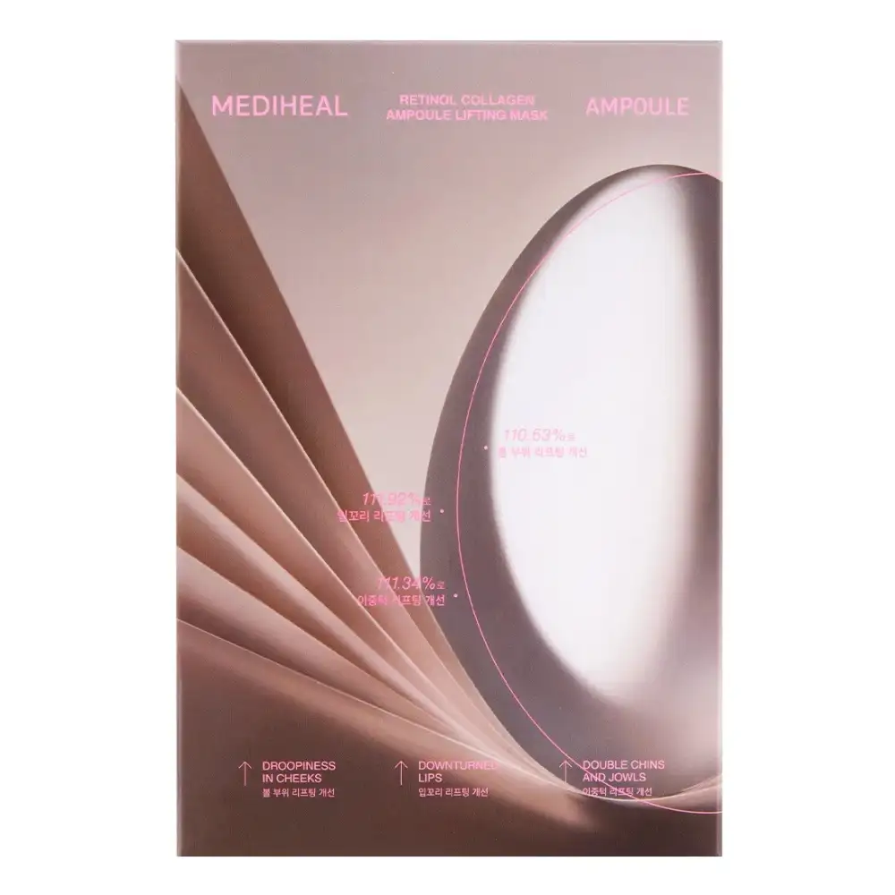 MEDIHEAL Retinol Collagen Ampoule Lifting Mask 30 ml - maska w płachcie z retinolem