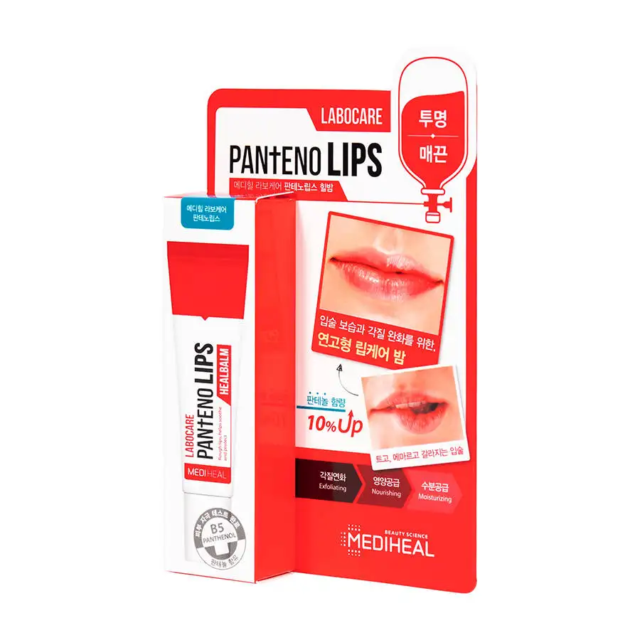 Mediheal Labocare Lip Balm 10 ml - Balsam do ust z pantenolem i olejem makadamia — 2