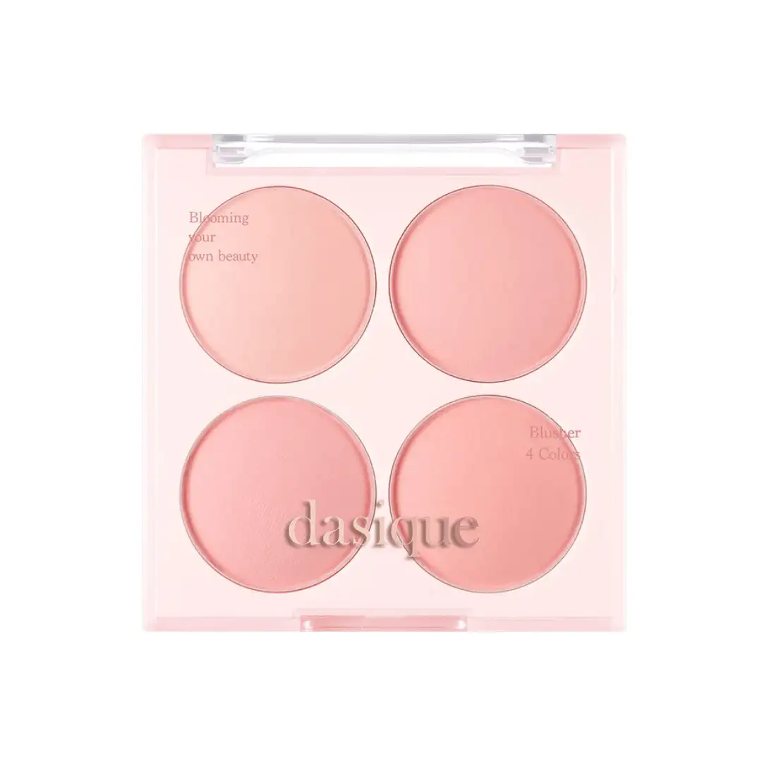 Dasique Blending Mood Cheek #07 Candy Berry 16.8 g - paleta jogodowo-różowych róży do policzków