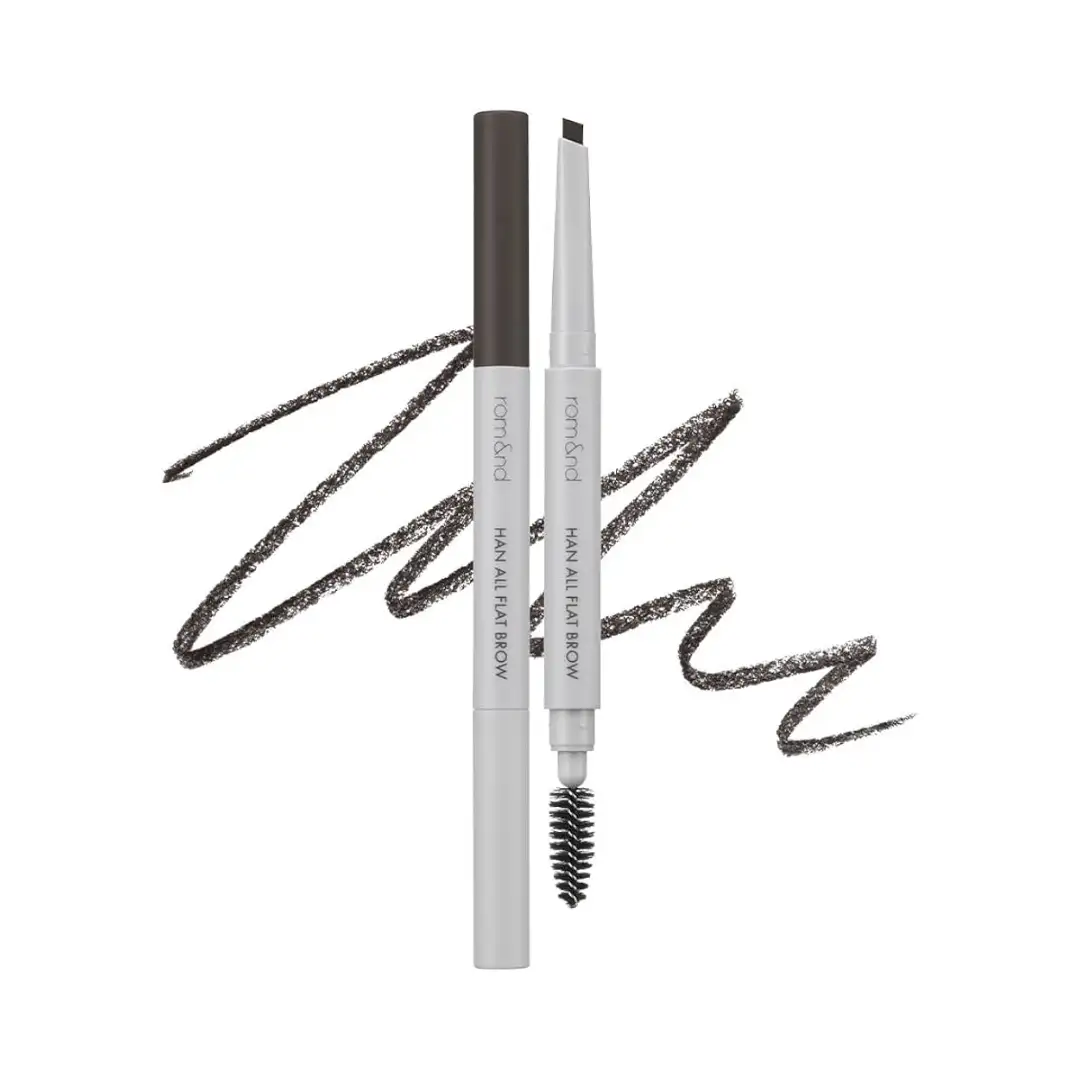 rom&nd Han All Flat Brow C1 Classic Gray 0.17 g - kredka do brwi, chłodny grafit