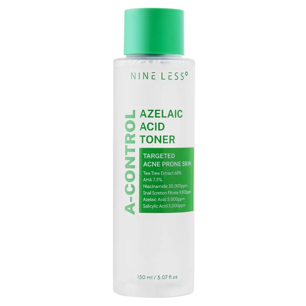 NINE LESS A-Control Azelaic Acid Toner 150 ml - tonik do skóry trądzikowej