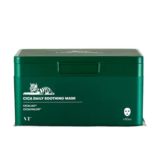 VT COSMETICS CICA DAILY SOOTHING MASK 30 szt - Codzienna Maska Łagodząca CICA
